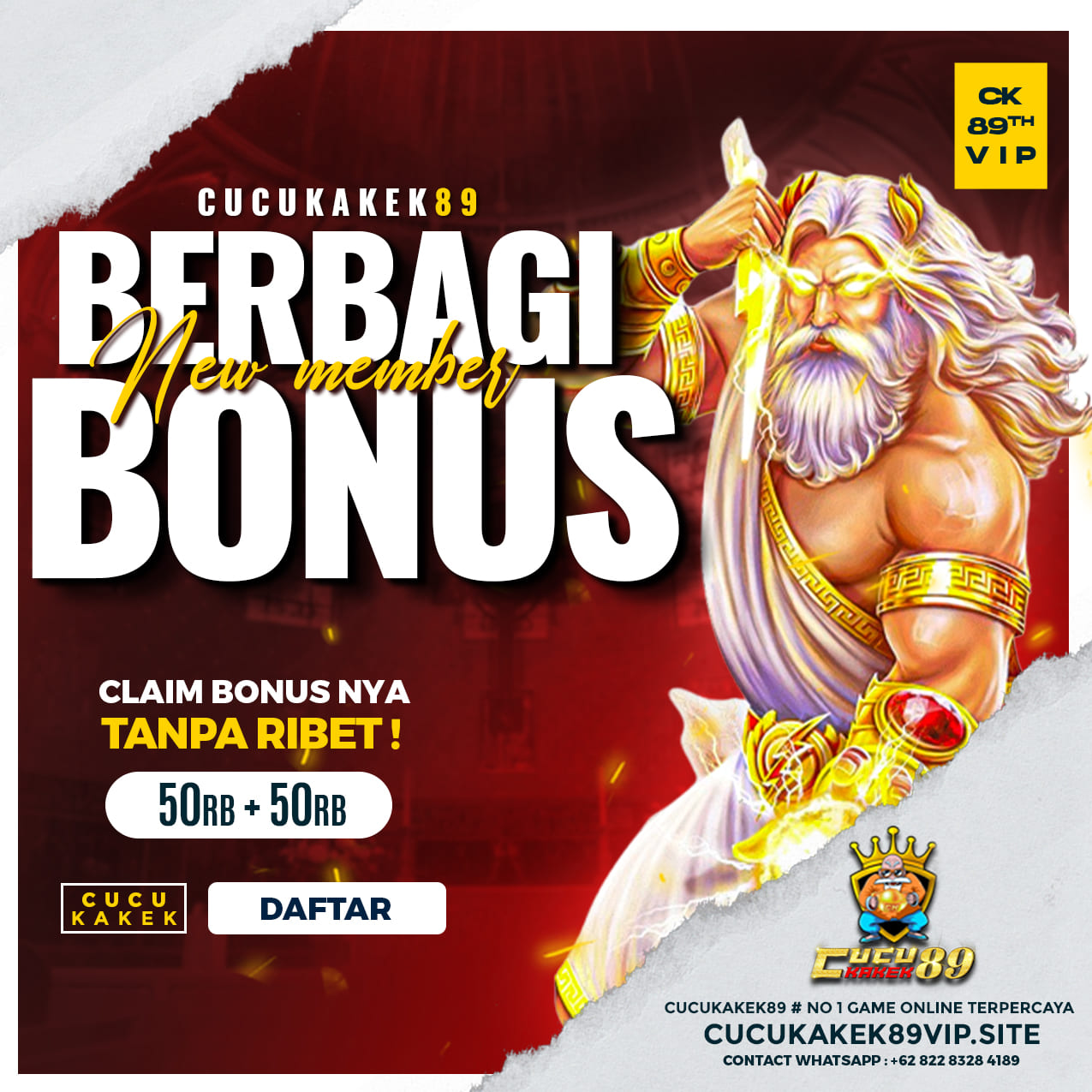 CUCUKAKEK89 -The Best Online Slot Game Website With Credit Without Deductions